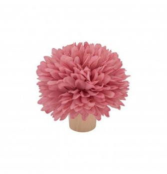 Blume auf Standfuß rosa 6,5cmx6,5cm