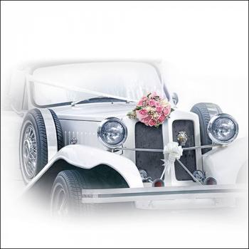 Wedding Car Tissue Serviette 33x33cm, 20 Stk.
