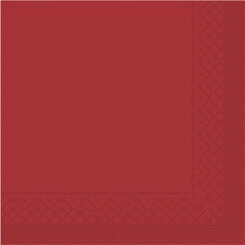Bordeaux Tissue Serviette 33x33cm, 100 Stk.