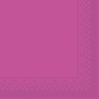 Violett Tissue Serviette 33x33cm, 100 Stk.