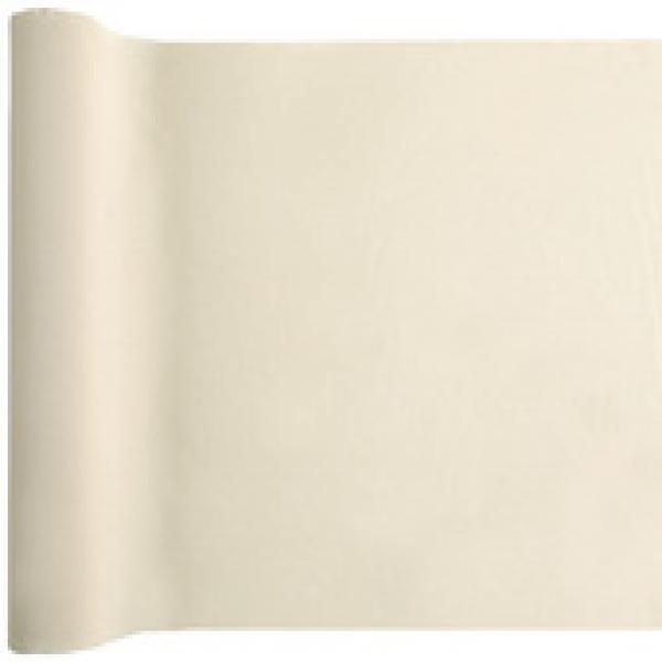 Kreppstoff Tischläufer ivory 35cmx3m
