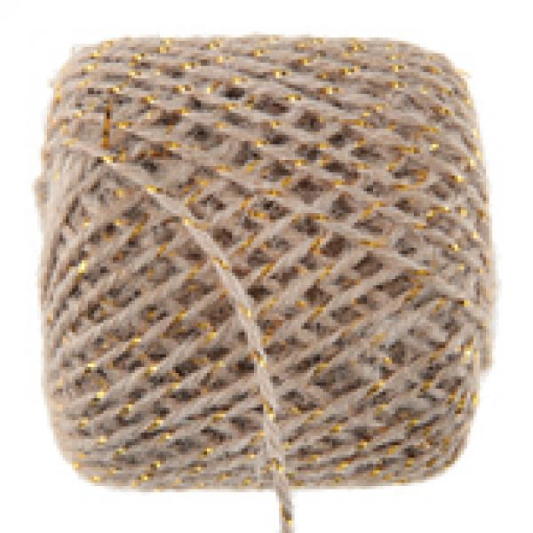 Juteband Lurex 2mmx30m