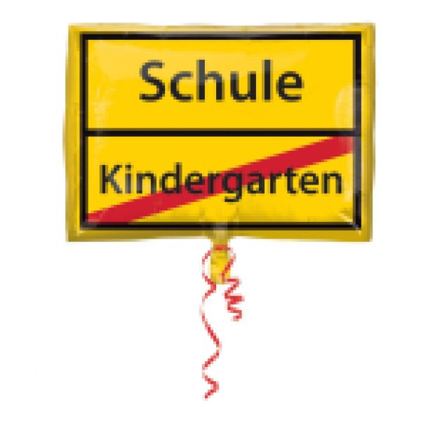 Schulanfang Folienballon 43x30cm