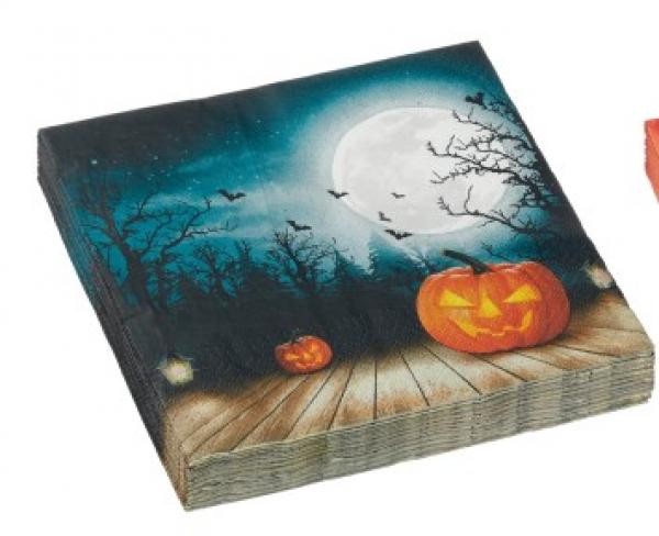 Servietten Halloween 33x33cm, 20 Stk.