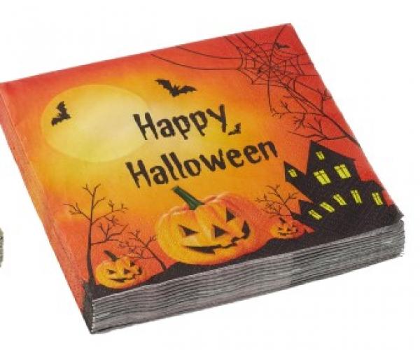 Servietten Halloween 33x33cm, 20 Stk.