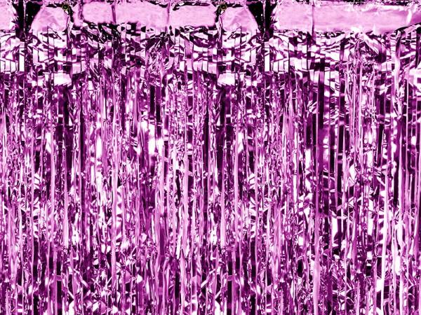 Glittervorhang lila 2,5mx90cm