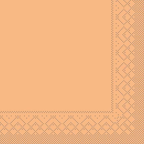 Aprikot Tissue Serviette 33x33cm, 50 Stk.