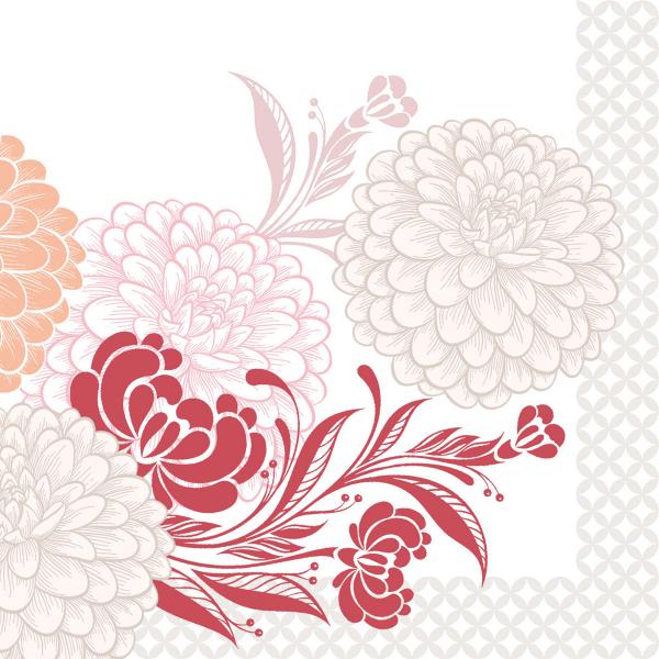 Clarissa bordeaux Airlaid Serviette 40x40cm, 50 Stk.