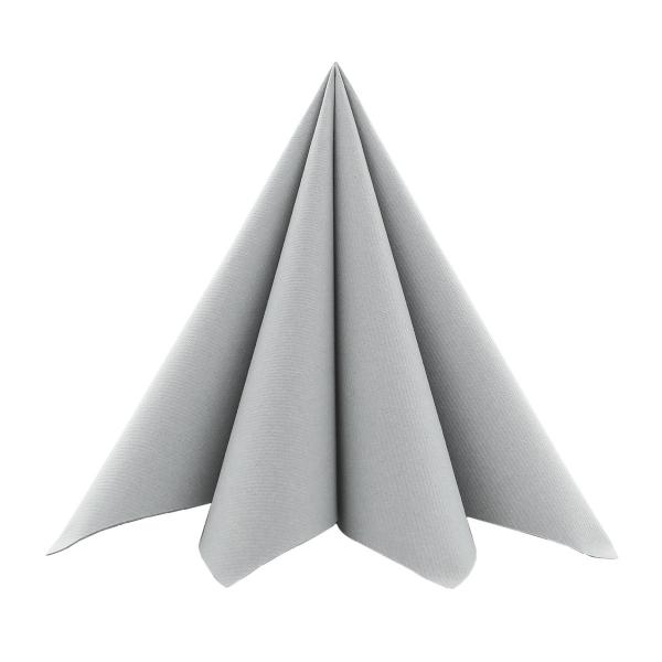 Grau Airlaid Serviette 40x40cm, 50 Stk.