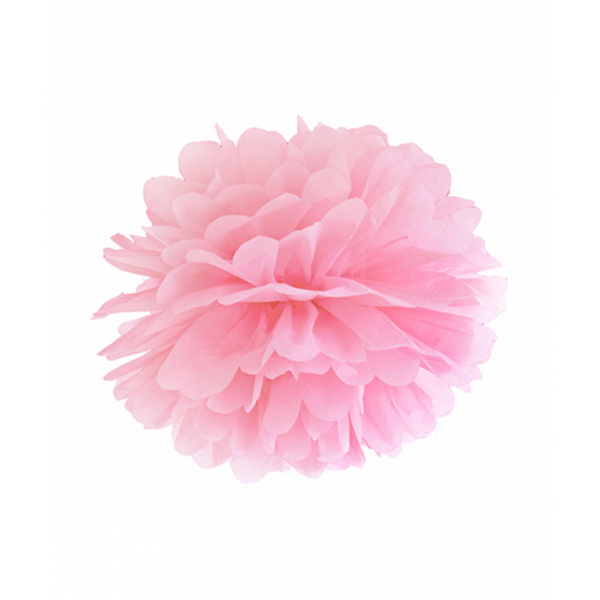 Pompom rosa 35cm